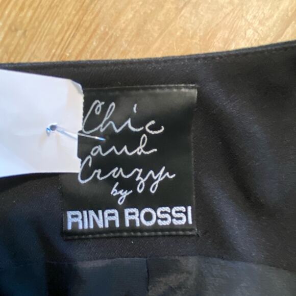 Vintage Rina Rossi Chic and Crazy vest jacket and high waisted skirt suit size 8 - Picture 8 of 16